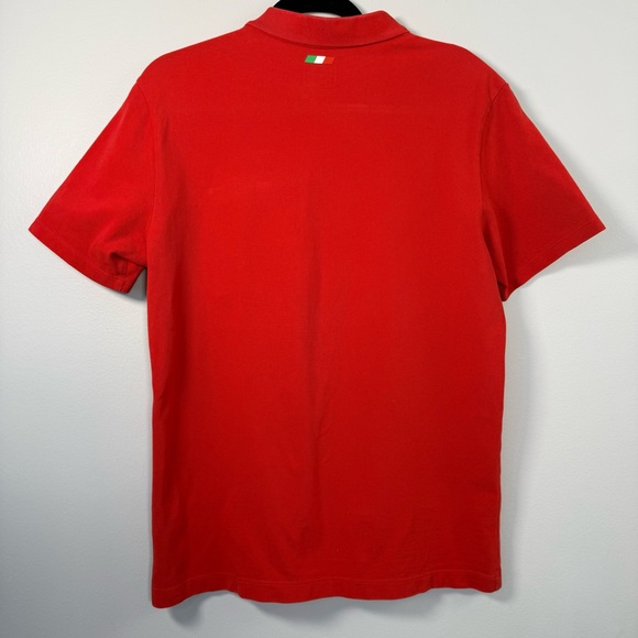 Puma Scuderia Ferrari Race Men's Polo Shirt M Red Chest Pocket Logo Collar - Picture 7 of 14